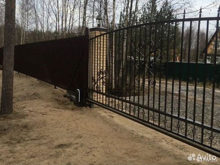 Откатные ворота в наличии