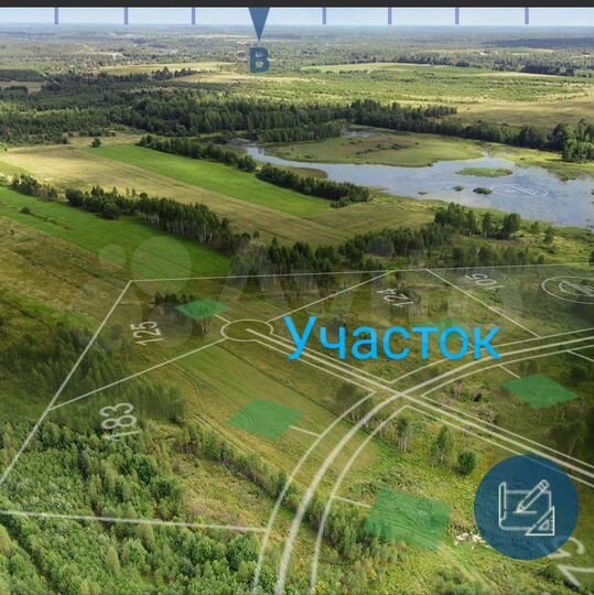 Участок 100 сот. (СНТ, ДНП)