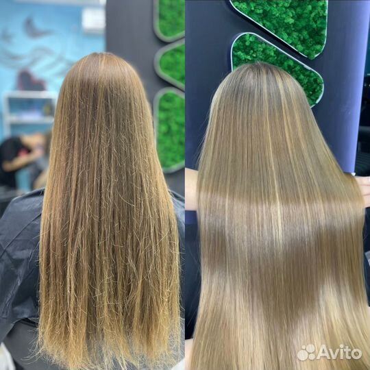 Модель на кератиновое выпрямление