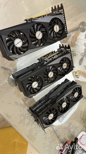 Видеокарты gigabyte 3060ti/3070 (no lhr)