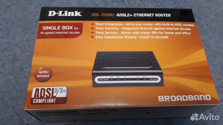 Роутер D-link adsl2+