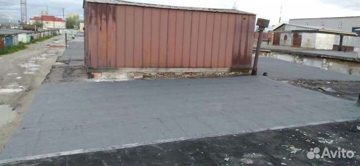 Ремонт крыши гаража