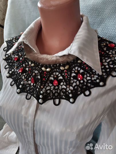Продам кружевные воротнички с отделкой