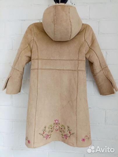 Дубленка детская ladybird 5-6 лет