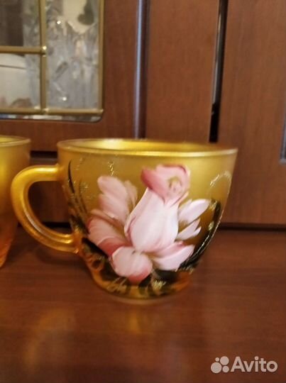 Чашка стеклянная