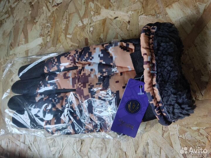 Перчатки зимние для рыбалки, охоты и спорта