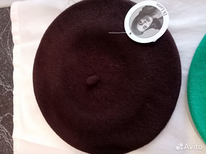 Береты женские шерсть 100 56-58 размер