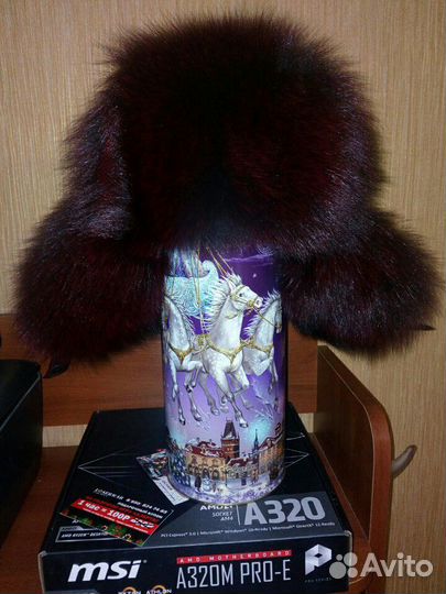 Шапка зимняя из песца