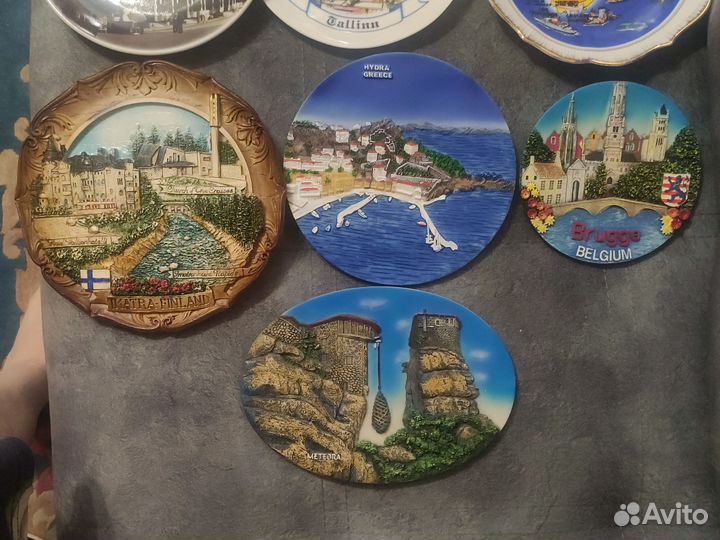 Коллекционные тарелки разных стран мира