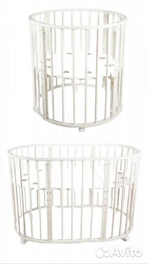 Детская кроватка с маятником + 2 матраса новая