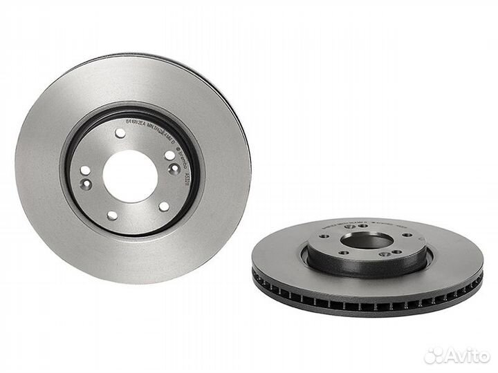 Диск тормозной перед hyundai creta 15/ I40 11/IX35