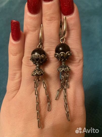 Серебряные серьги