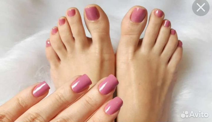 Обрезной педикюр лезвием. (станком)