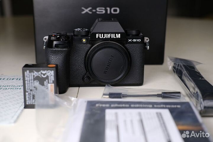 Fujifilm X-S10 Body (пробег 1 кадр), Русское меню