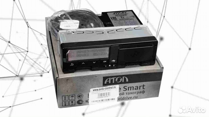 Тахограф Атол Drive.С установкой