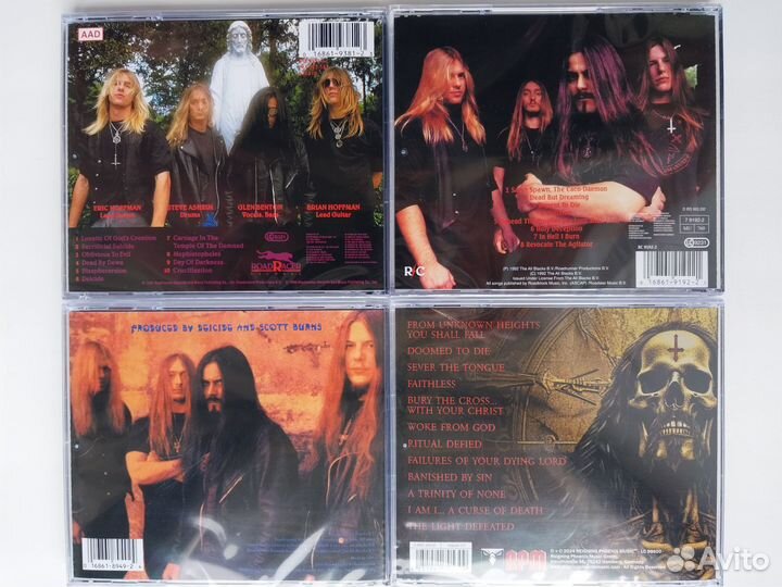 CD диски Deicide, Malevolent Creation, Monstrosity