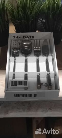 Набор столовых приборов Data IKEA 24 шт
