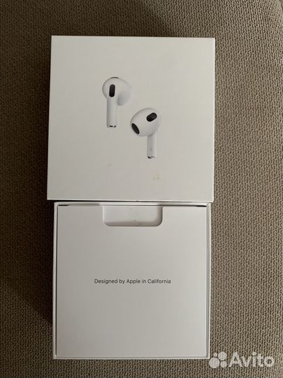 Беспроводные наушники apple airpods 3