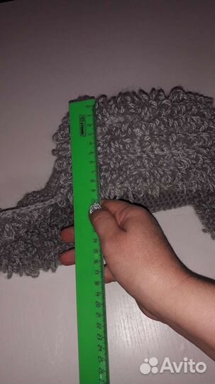 Шапка ушанка женская вязаная