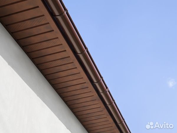 Софит для кровли металлический/виниловый