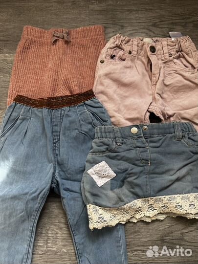 Одежда на девочку 80 86 пакетом