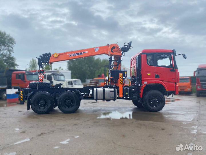 Бортовой грузовик Shacman X3000 с КМУ HANGIL SV, 2024