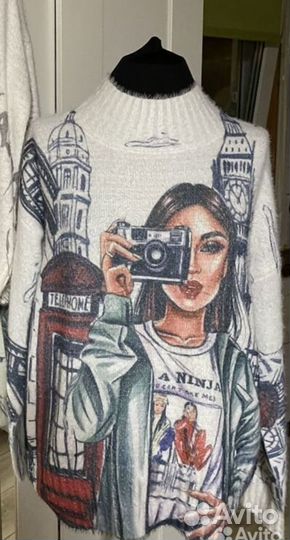 Свитер пушистик