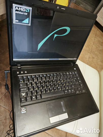 Ноутбук roverbook pro 2 ядра и 2 Гб озу