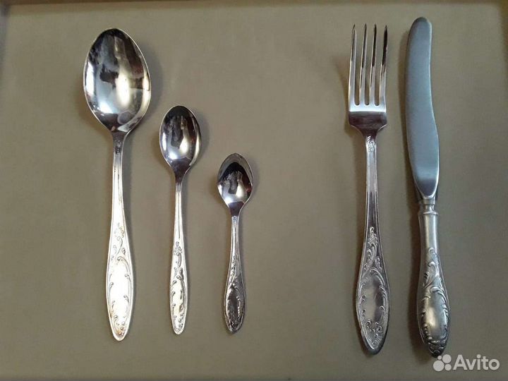 Набор столовых приборов Кольчугино СССР.30 предм