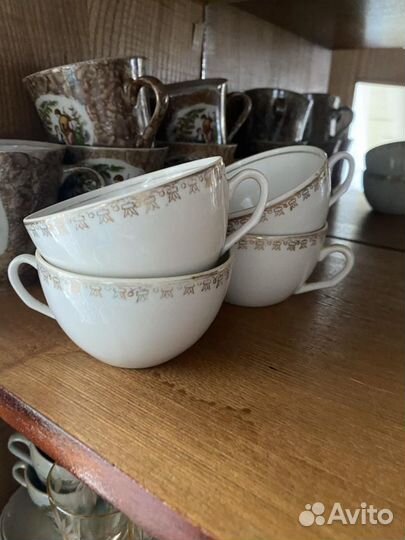 Чашки белые чудово СССР