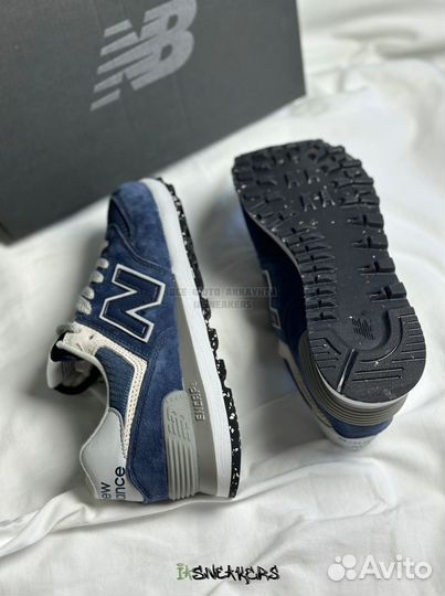 Кроссовки New Balance 574 синие 37-41