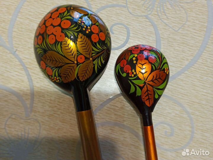 Ложки деревянные, хохлома, новые
