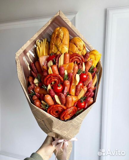 Съедобный букет/колбасный/мужской с доставкой