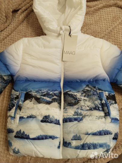 Куртка новая zara Maag 134