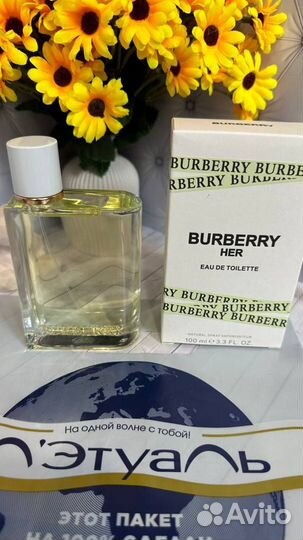 Burberry her eau de toilette 100 ml открытые