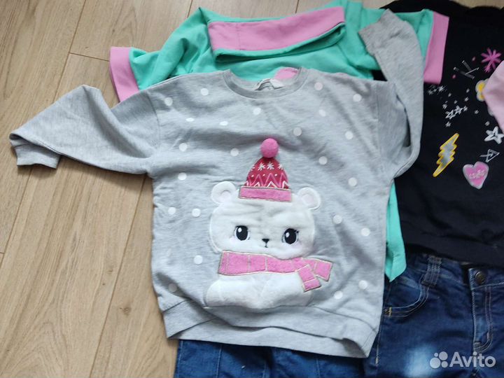 Детские вещи пакетом для девочек 116 122