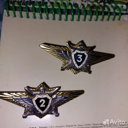 Знак классности 2 и 3