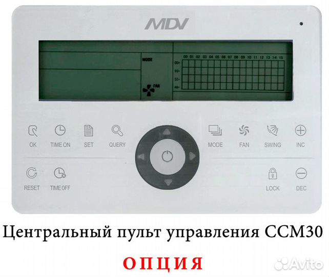 Канальный фанкойл 4-4,9 кВт Mdv mdkt3-V500