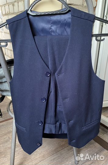 Костюм школьный синий