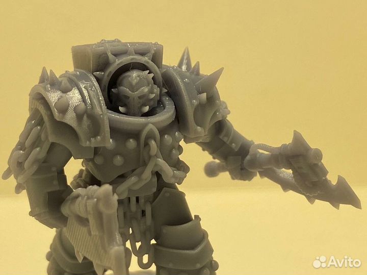 Терминатор warhammer 3D печать