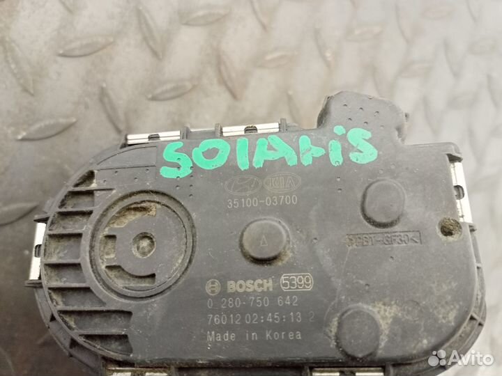 Заслонка дроссельная электрическая Kia, Hyundai