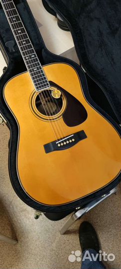 Гитара yamaha L6, japan(solid top+back)