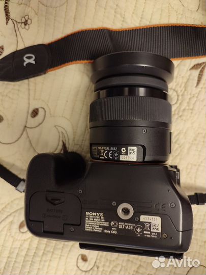 Зеркальный фотоаппарат Sony SLT-A58 + Объективы