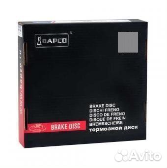 Диск тормозной задний bapco BD0380