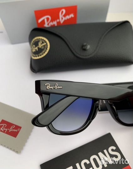 Очки ray ban wayfarer 50 градиент