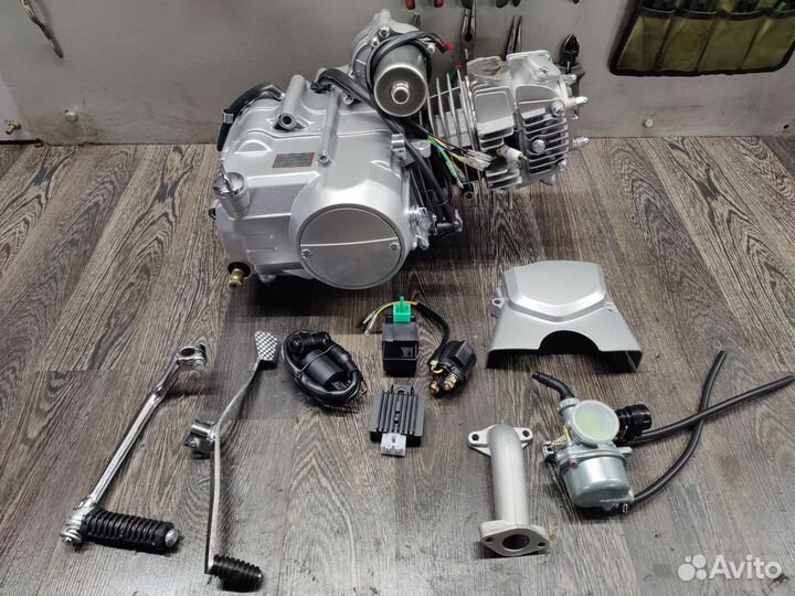 Новый двигатель для мопеда альфа 135 кубов