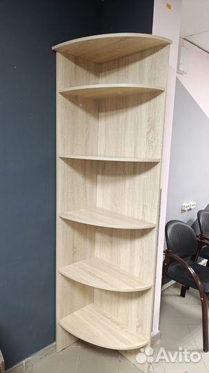 Этажерка угловая деревянная бу