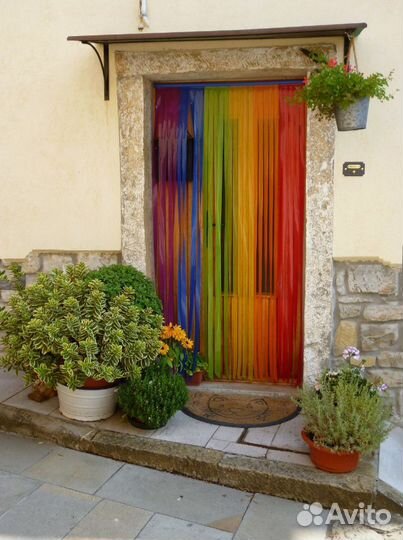 Радужная штора, разделитель, фон Икея Vitaminer