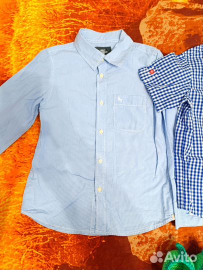 Куртка весенняя для мальчика 104, с вещами пакетом