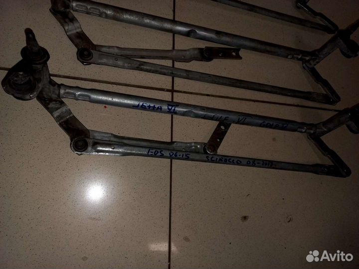 Трапеция стеклоочистителей Vw Golf V;VI;Jetta VI